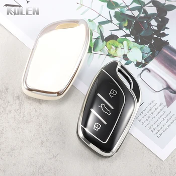 TPU Car Remote Key Case Cover Shell per MG MG6 ZS HS EV EZS EHS MG3 GS MG7 GT per Roewe I5 RX3 RX5 accessori protettivi Fob - TPU Car Remote Key Case Cover Shell per MG MG6 ZS HS EV EZS EHS