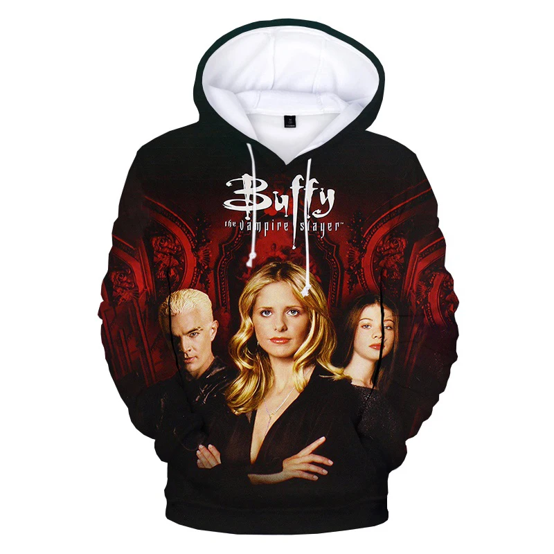 

Harajuku Buffy the Vampire Slayer 3D printed Hoodies Sweatshirts Boys/Girls Sweatshirt Adult Child Casual Pullovers Tops