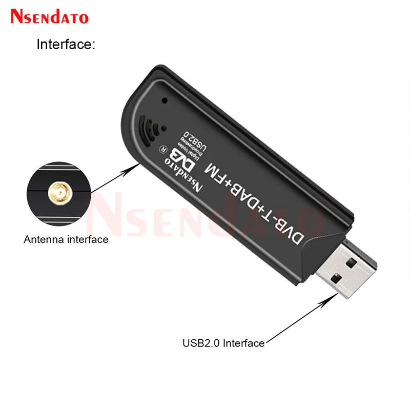 USB2.0 DAB FM DVB-T RTL2832U FC0012 SDR USB TV Dongle Stick Digital TV Tuner Receiver IR Remote with Antenna,Dropshipping