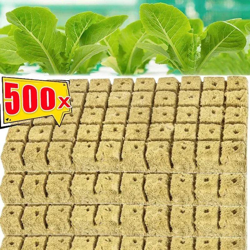 Hydroponic Grow Media Cubes Soilless Planting Substrate Stonewool Hydroponic Grow Media Cubes