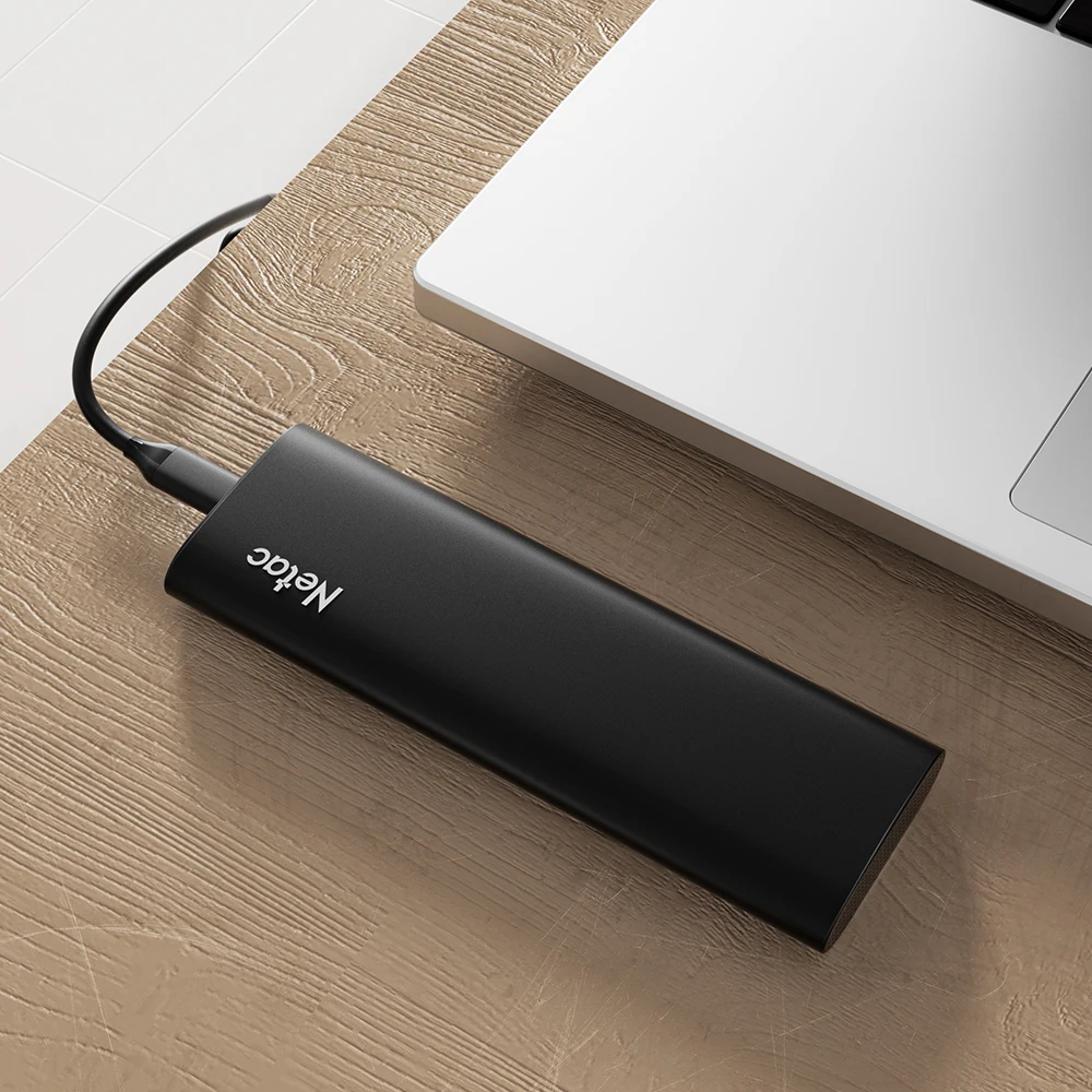Netac SSD Portable SATA 500GB 1TB 2TB USB 3.2 Gen 2 SSD External Hard Drive 250GB Solid State Disk for Laptop Desktop Phone PS4 external hard drive solid flash drive