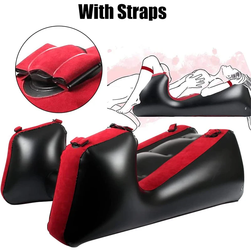 Sex Toys Sex Chair Bed Air Furnitures Sex Inflatable Aid Open BDSM Bondage Spreading Restraints Chair Sextoy Couples Deeper Position Aid Erotic Cushion