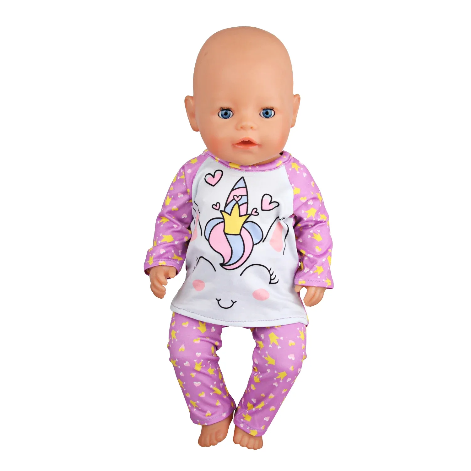 Unicorn & Shark Cartoon Pajama Set