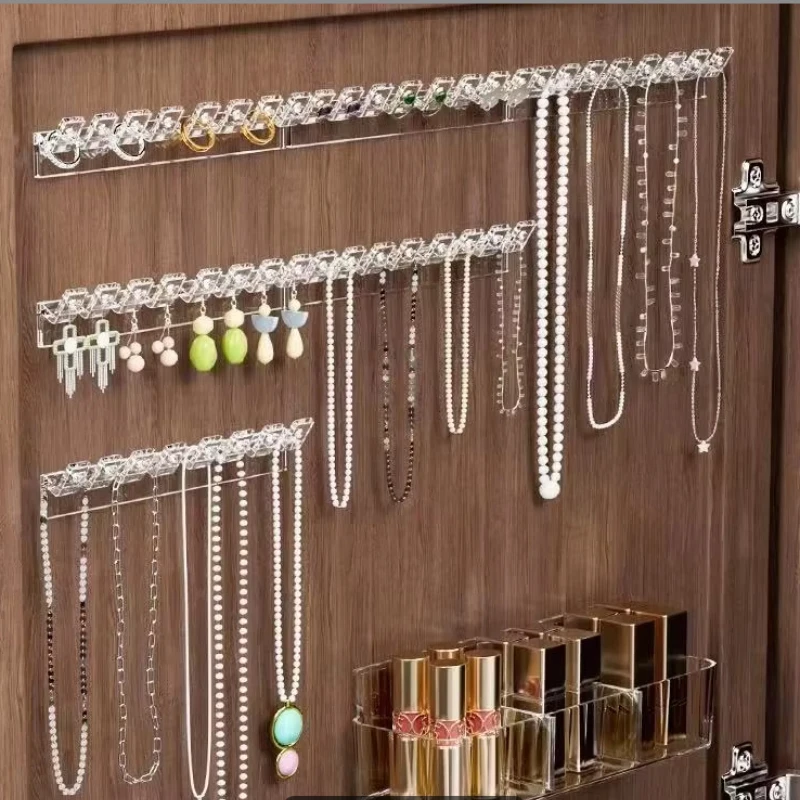 Transparent Hook Wall-Mounted Jewelry Rack Image 7