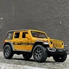 1:22 Jeeps Wrangler Rubicon Alloy Diecasts & Toy Vehicles Metal Toy Car Model Sound and light Pull back Collection Kids Toy Gift 2