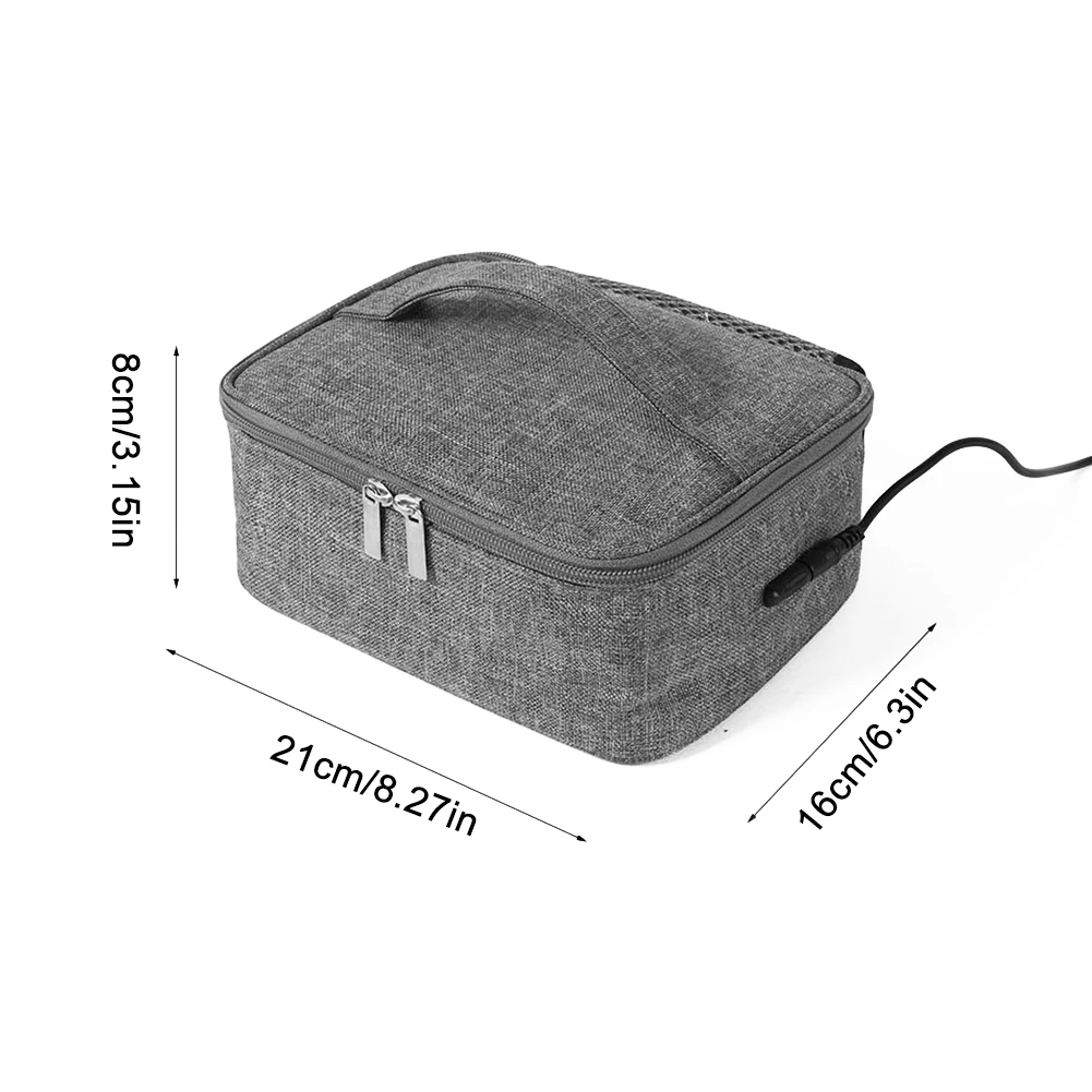 Insulated Lunch Bag Electric Thermal Lunch Bag USB Heating Bag Portable Food Warmer Box Travel Hiking Outdoor Camping Lunch Bag