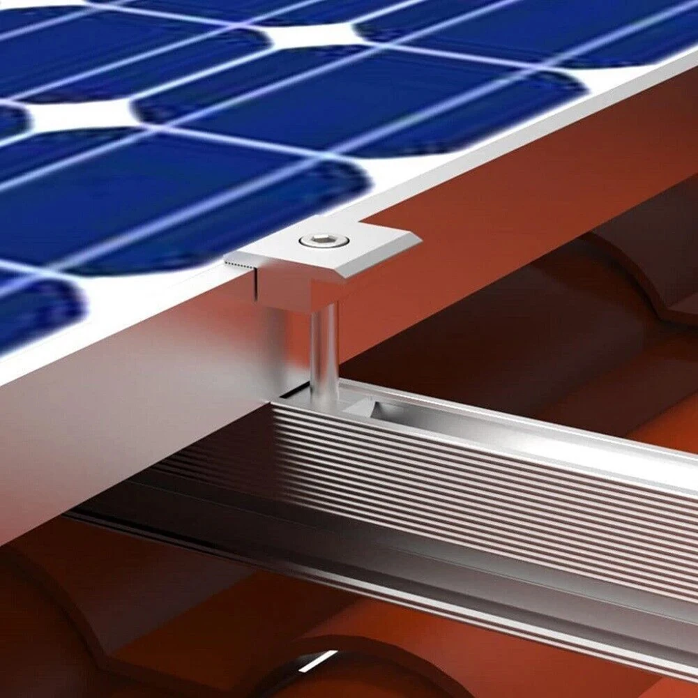 2/4 Set 300mm/400mm Solar Panel Module Aluminum Bracket Rail Roof Mount Solar Panel Mounting Bracket Pv Photovoltaic solar panel mounting set