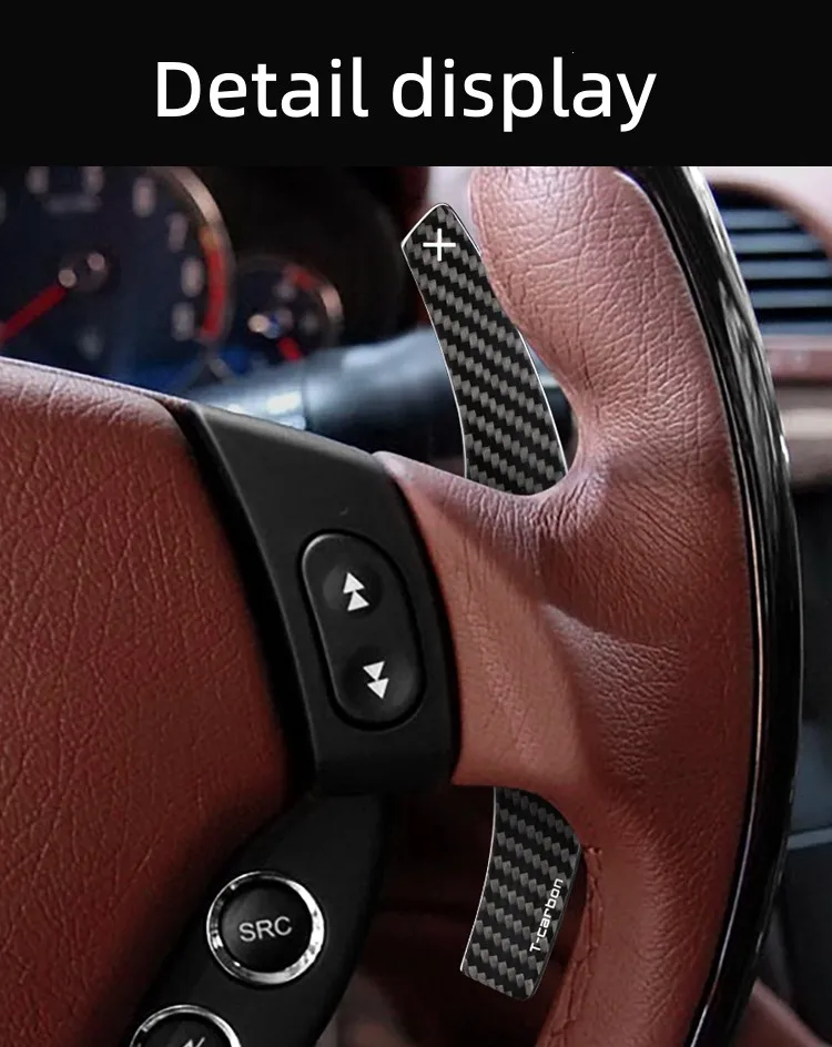 Carbon Fiber Replacement Type Paddle Shift For Maserati T-carbon Steering Wheel Shift Paddles