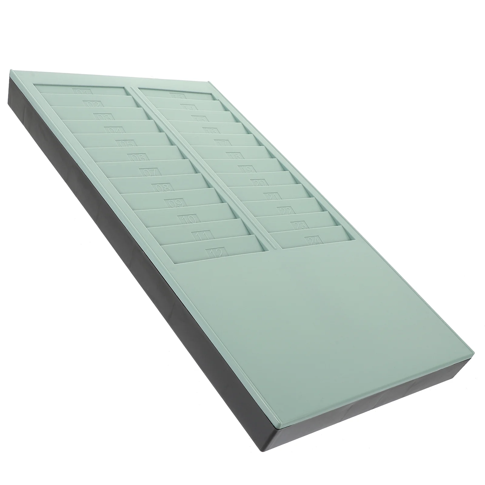 

Стойка для хранения времени на 24 гнезда, фотоаксессуары для станков, офисные аксессуары, официальный органайзер для металла