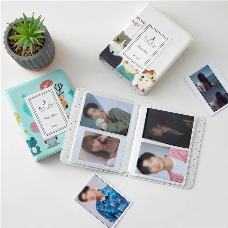 64 Pockets 3 Inch Photo Album Photocard Binder Credit Name Card Holder For Fujifilm Instax Mini 9 8 7s 70 25 90