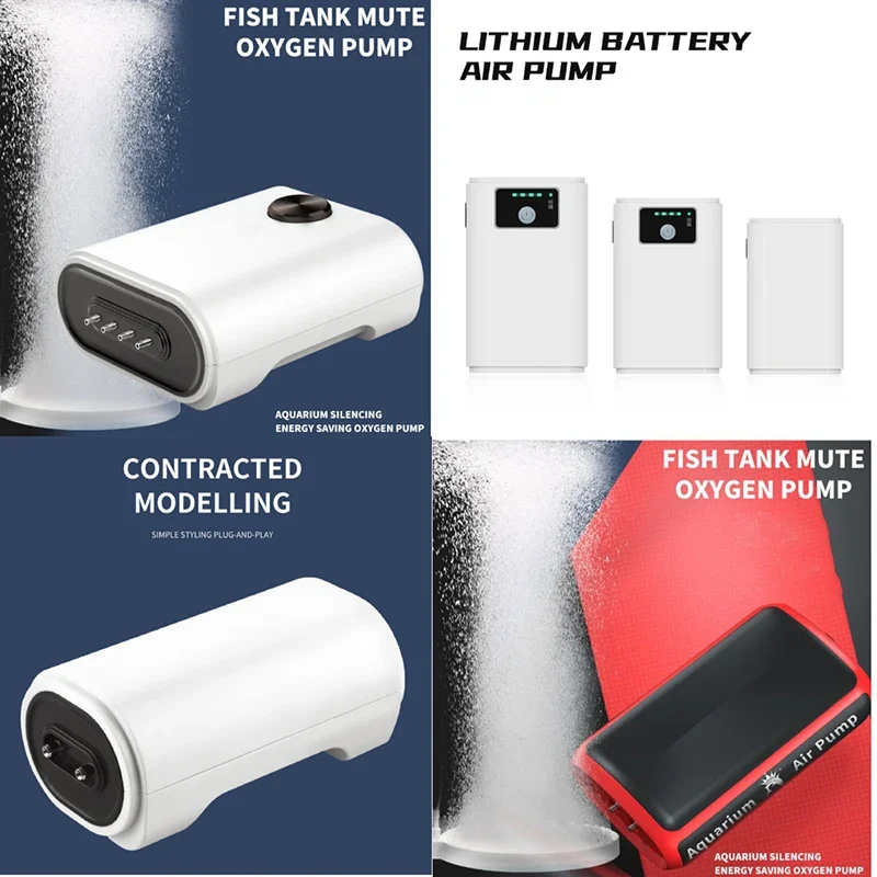 Ultra-Silenzioso 220V Eu Uk Us Aquarium Air Pump Fish Tank Mini Compressore D'Aria Pompa Di Ossigeno Acquario Fish Tank Pompa Di Ossigeno