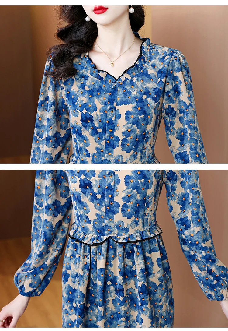 Loose Clothes Women 2024 Autumn Elegant Office Lady Button Basic Shirts Casual Retro Vintage Ruffles Tunic Peplum Tops Blouses