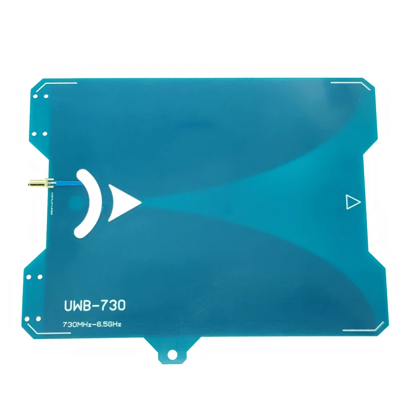 R101C 730Mhz-6.5GHz Wideband Directional Antenna UWB High Gain Ads-b Antenna active receive antenna portable short wave antenna