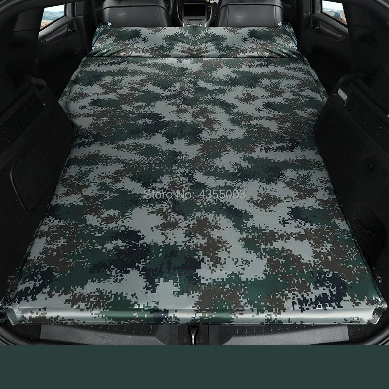 Inflatable Air Bed Car Sleeping Mattress Car Sleeping Bed Automatic Air Mattress Travel Bed Suv Trunk Sleeping Outdoor Cushions Self-driving Tour Camping Rest Pad