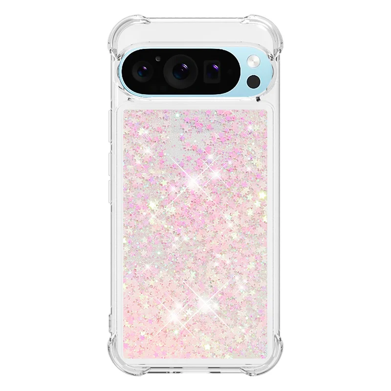 Love Heart Quicksand Liquid Glitter Phone Case - Soft Dynamic Back Cover