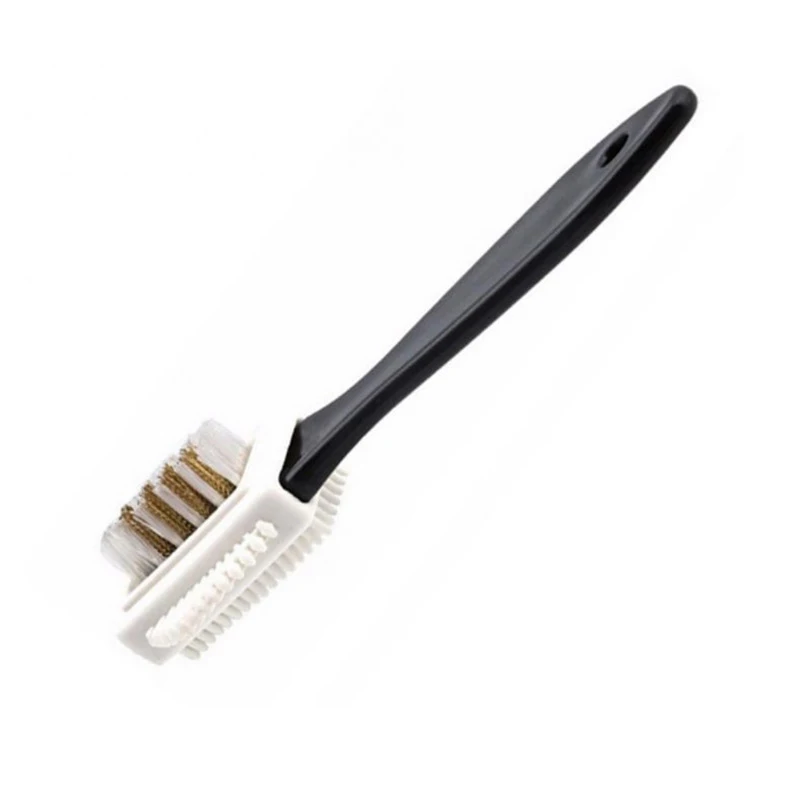 1pc 2-Sided Cleaning Brush Rubber Eraser Set Fit For Suede Nubuck Shoes Stain Dust Shoes Brush Steel Plastic Rubber Boot Cleaner 4