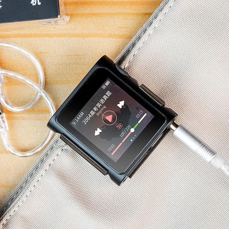 M0S ポータブル音楽プレーヤー 美品+専用クリップ・ケース SHANLING M0