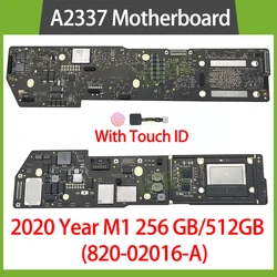 Original A2337 Laptop Motherboard For Macbook Air Retina Logic Board M1 8G 256GB 500GB 820-02016-A EMC 3598 2020 Year