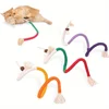 Sisal Rope Cat Toys, 3 Pack Bite-Resistant Catnip Toys, Cat Toys for Bored Indoor Cats, Safe Teeth Cleaning Chew Cat Toy 1