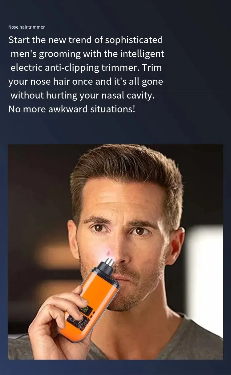 Nose Hair Trimmer Portable Trimmer for Nose Mini Nose and Ear Hair Trimmer Portable Nose Trimmer Rechargeable Trimmer for Man