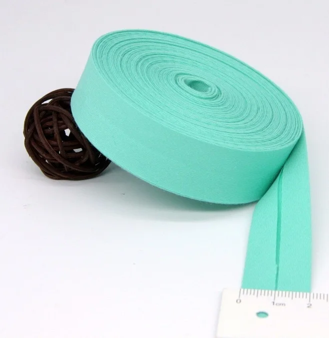 Ultra Soft 100% Cotton Silk Bias Tape - 20mm Width, Skin-Friendly Fabric Ribbon