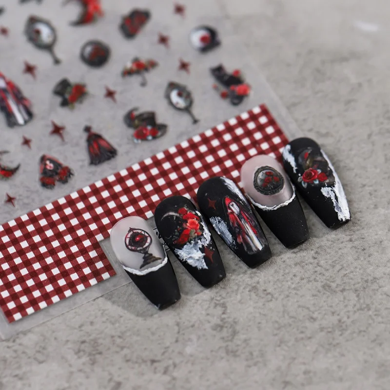 

[Meow.Sensei] Japanese Three-Dimensional 5d Thin Tough Nail Sticker Adhesive Nail Sticker TS-3366 Princess