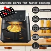 21cm Reusable Square Air Fryer Silicone Liners for Philip HD9270 Air Fryer Mould Accessoires for Ninja AF180 AF140 2