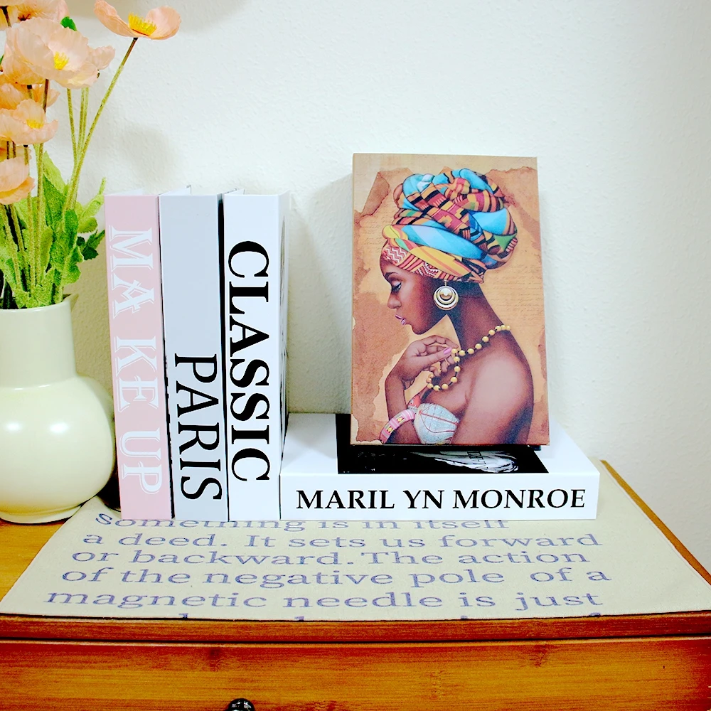 FashionFakeBooksDecorationsforHomeLuxuryCoffeeTableBooks