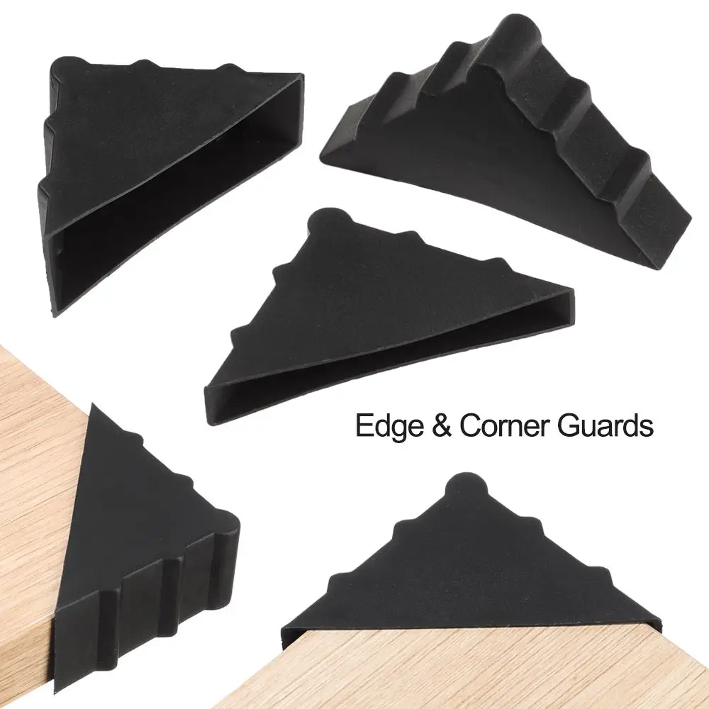 Baby Safe Corner Protector Table Desk Corner Guard Packing Guard Children Safety Edge Guards Furniture Protection 10PCS silicone table corner protector,table corner protector,table edge protector,furniture anti collision strip