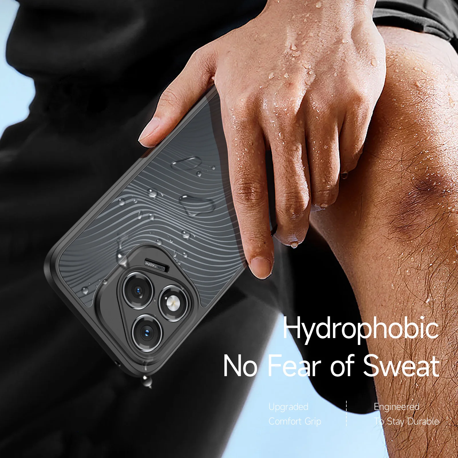 Transparent Anti-Drop Phone Case with Anti-Fingerprint Finish and Airbag Protection