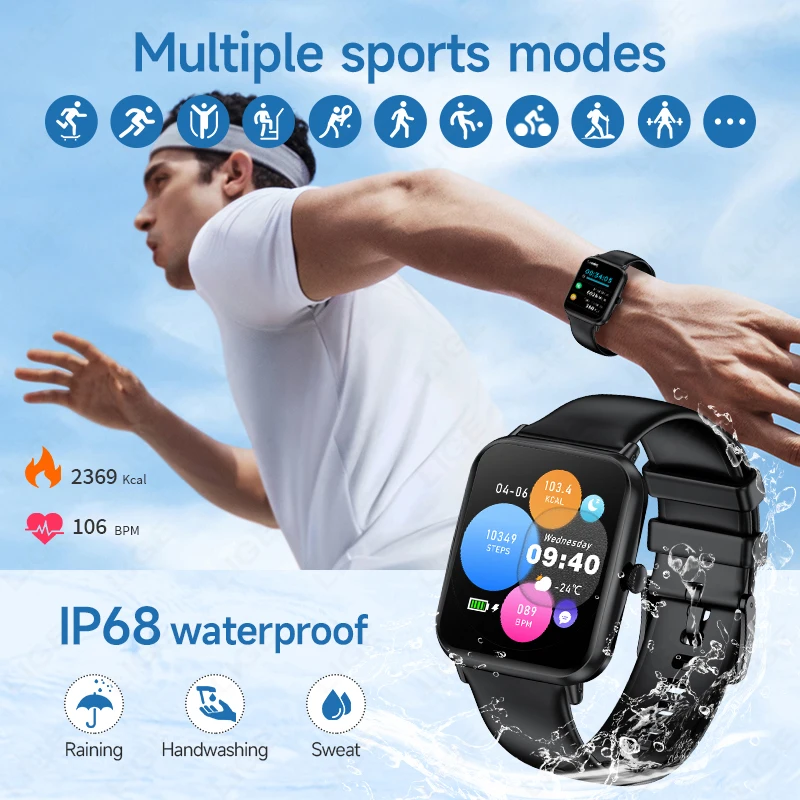 LIGE New For Smart Watch Women Bluetooth Call Sports Fitness Tracker Watches Health Monitor Fashion Ladies Smartwatch Men 2026