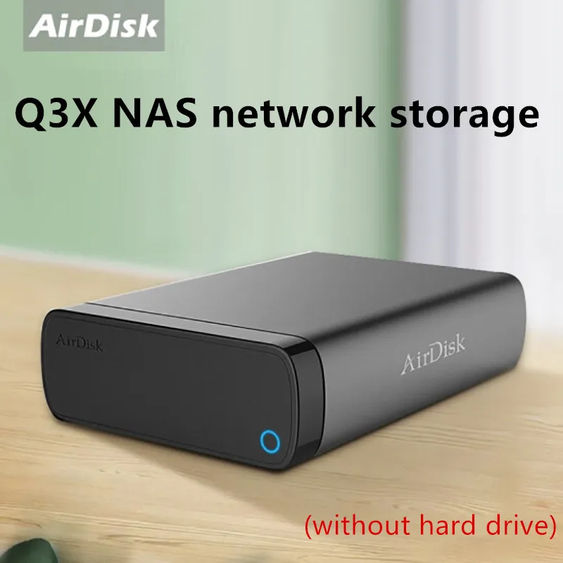 Airdisk Q3X Mobile networking hard Disk USB3.0 NAS Family Network Cloud Storage 3.5" Remotely Mobile Hard Disk Box(NOT HDD)