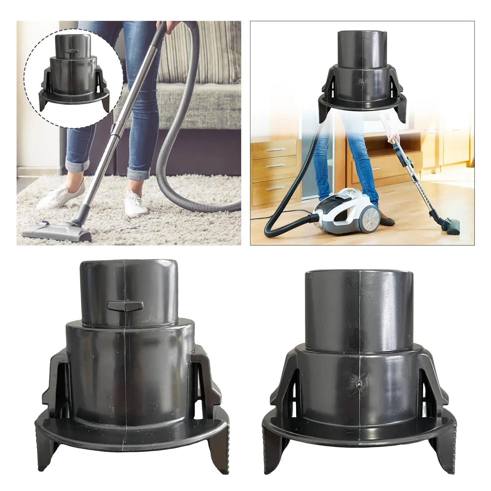 Vacuum Cleaner Adapter Accessories Replacement Cleaner Hose Holder Coupling Mount Converter for Wet and Dry Vacuum Cleaner