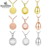 Eudora Harmony Ball 3 Tricolor Chime Bell Ball Necklace Angel Caller Pregnancy Bola Pendant Simple Jewelry For Pregnant Women 1