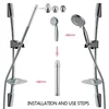Metal Hygienic Shower For Bathroom Enema Water Nozzle With 3 Style Head Anal Ingredients Douche Vaginal Clean Kit Cleaner Tool 3