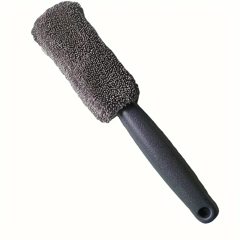 Car Wheel Cleaning Brush Portable Plastic Handle Ultra fine Fiber Tire Wheel Rim Car Trunk Motorcycle Detail Cleaning Accessorie