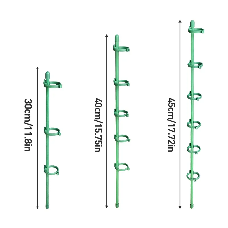 1-5PCS Multiple Clips Plant Supports Stakes Flower Stand Sticks Reusable Plant Clips Stand Flower Grow Holder Garden Tools plant clips