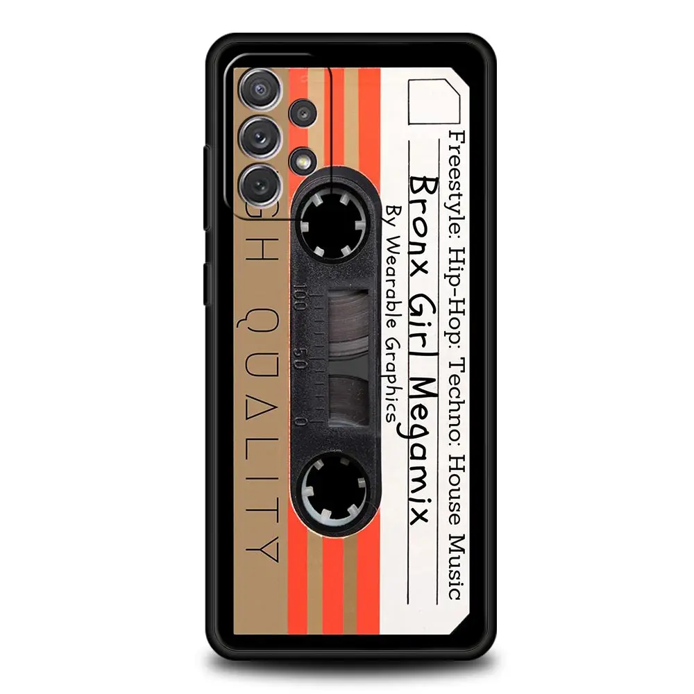 Retro Cassette Tape Design Phone Case Cover