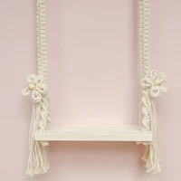 Newborn Photography Props Baby Swing Chair Wooden Furniture Infants Photo Shooting Prop Accessories Baby Photo Props Swings 4