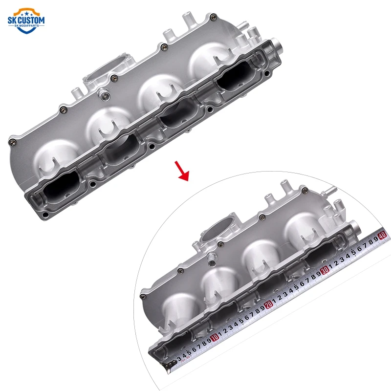 Billet Aluminum CNC Intake Manifold For VW Audi EA113 Engine 1.8T 2.0T