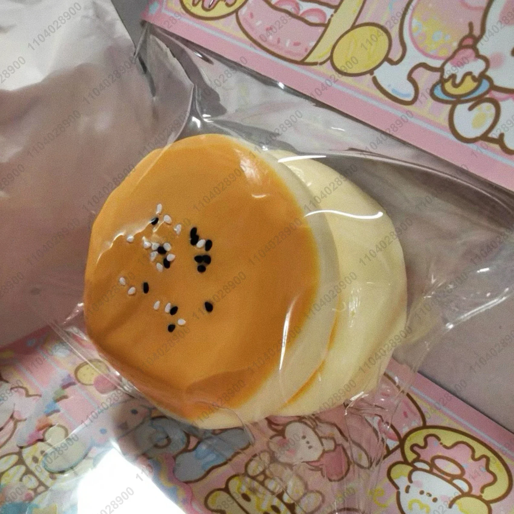 卵ペーストリー パンケーキ タバ スクイーズ シリコーン ダブル