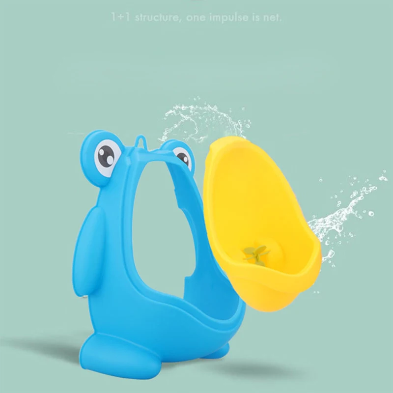 Cute Frog Potty Training Urinal Boy With Fun Aiming Target, Toilet Urinal Trainer, Children Stand Vertical Pee Infant Toddler 5