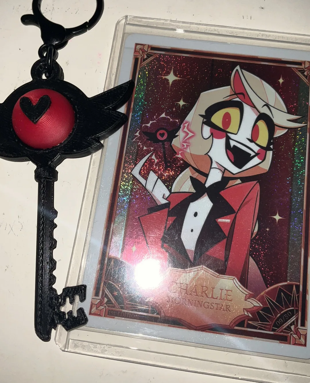 HAZBIN HOTEL ルームキー型キーホルダー ハズビンホテル バレンタイン