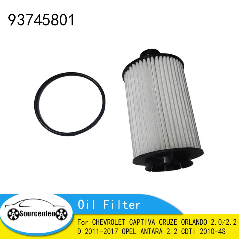 Oil Filter 93745801 For CHEVROLET CAPTIVA CRUZE ORLANDO 2.0/2.2 D 2011- OPEL ANTARA 2.2 CDTi 2010-4S
