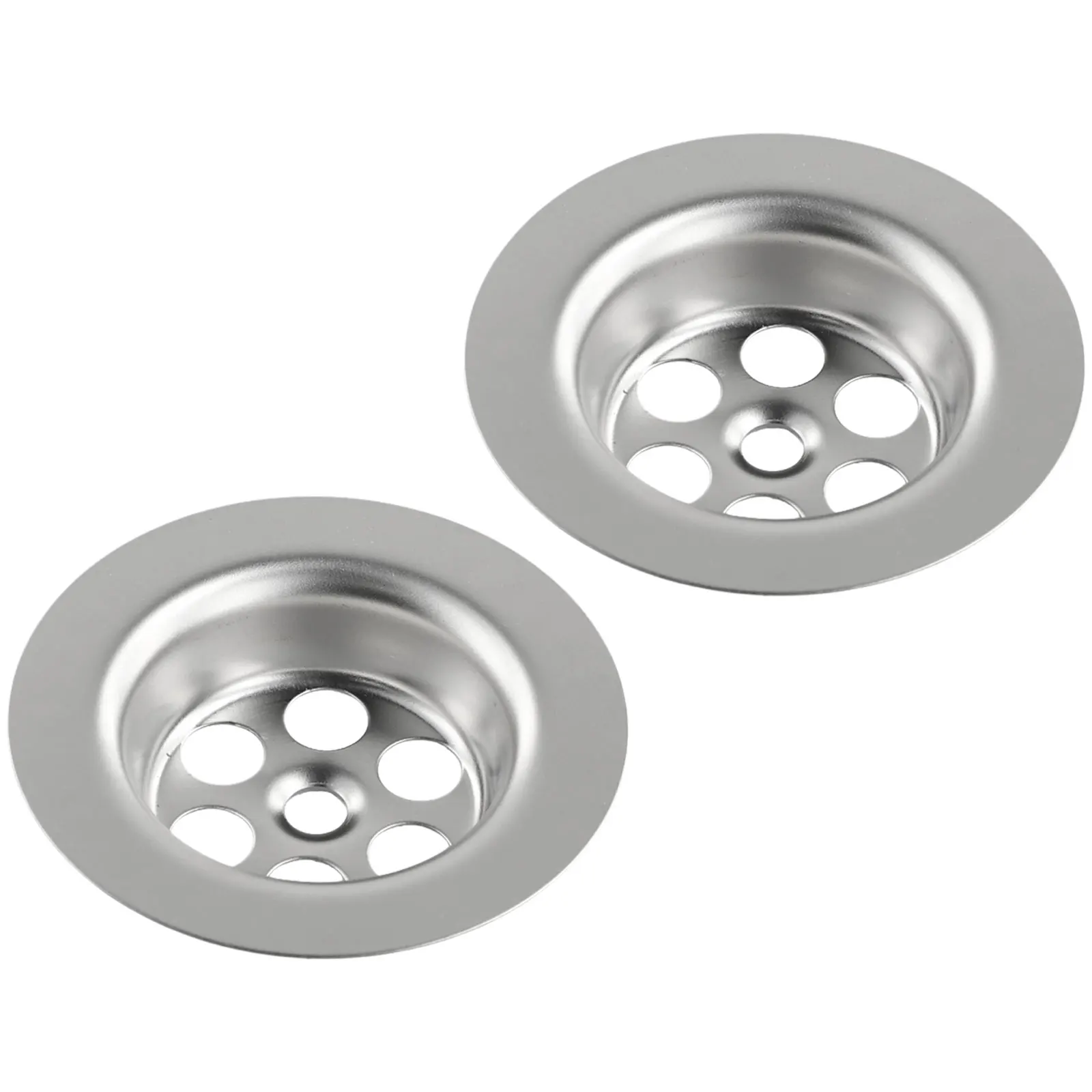 

Drain Accessories Plug Hole Covers Fixtures Home Improvement Stainless Steel 2PCS Accessories Outer Diameter64mm