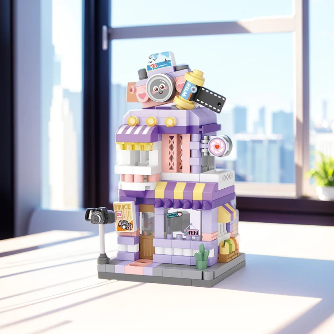 

Mini Building Blocks City Landscape Model Building Block Toys Mini Blocks Creative Thinking Diy Toys For Children Toys For Girl