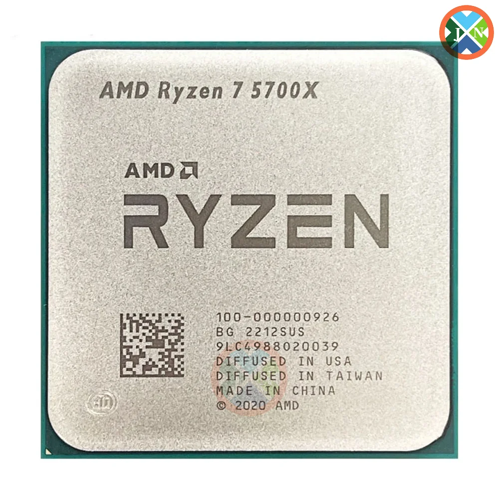 Amd Ryzen 7 5700X R7 5700X 3.4 Ghz Processore Cpu A Otto Core A Sedici Thread 65W L3 = 32M 100-000000926 Socket Am4