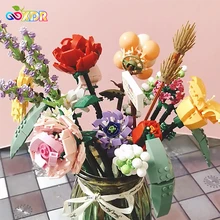 

LOZ Fomantic Building Block Bricks Bouquet Flower Toy City Technical Creative DIY constructions Toys for Girl Holiday Moc Gift