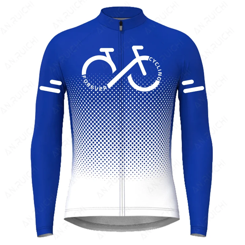 thumbnail image 1 of Camiseta de ciclismo de manga larga para hombre, de la serie Gradient Color, de verano 2023, para ciclismo de montaña, de secado rápido, para ciclismo de carretera, 1 of 5