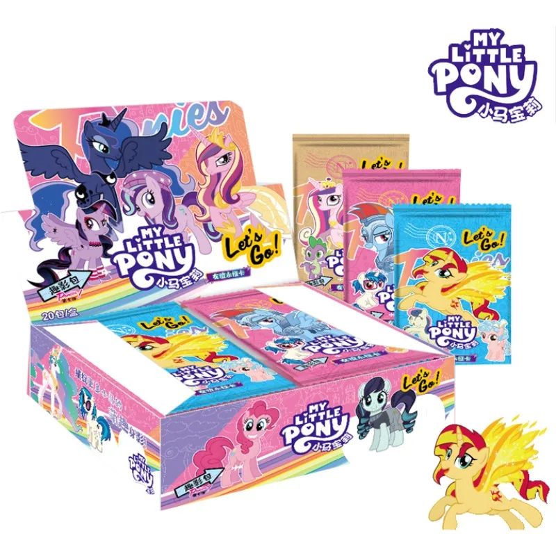 

Genuine My Little Pony Collection Card Twilight Sparkle Party Rare Friendship Eternal Cards Princess Collection Card Toy Gifts